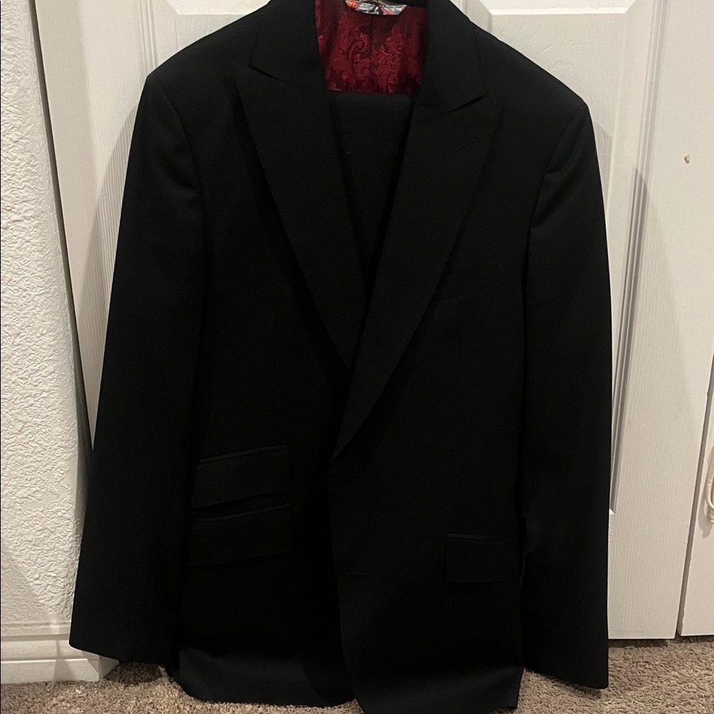 Pietro Brunelli Black Men's Single-Breasted Suit